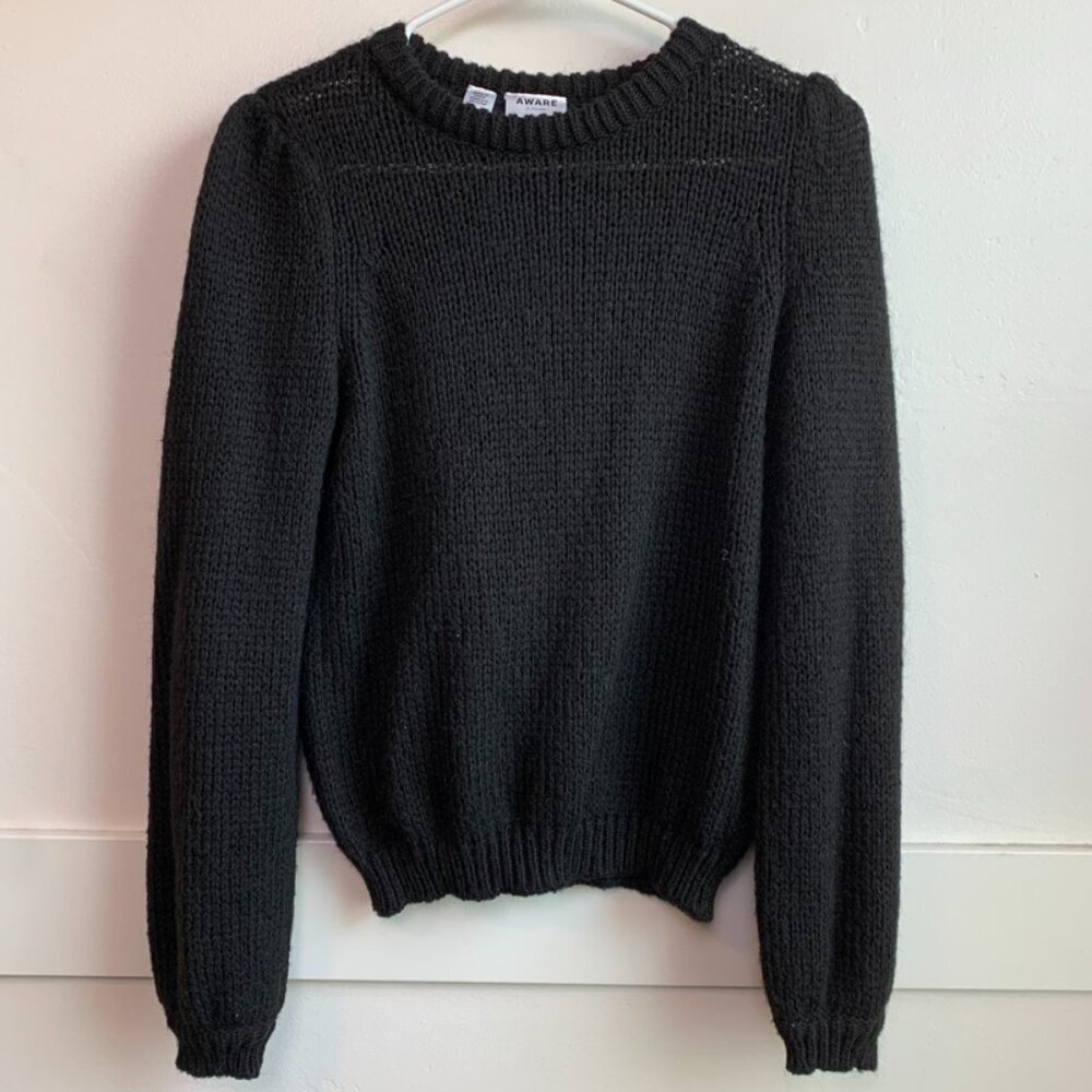 Aware By Vero Moda Black Crew Neck Sweater
